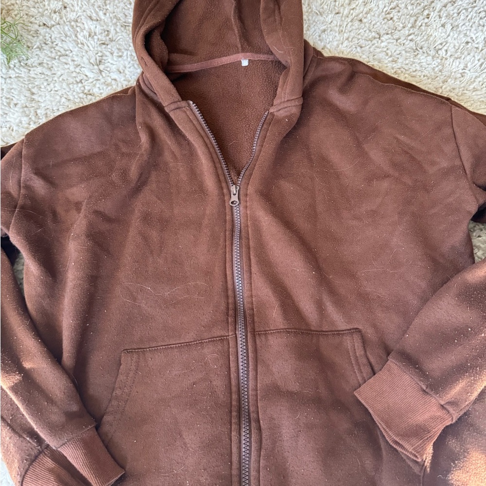 Fuzzy And Warm, Brown Simple, Basic Large Women’s… - image 3